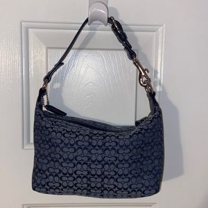 Small Navy Blue Coach Purse
